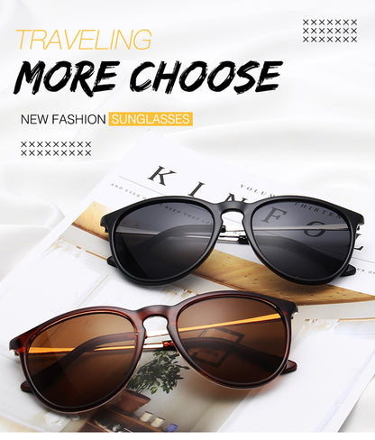 MUSELIFE 2025 Oval Small Sunglasses — Clear UV400 Classic Transparent Shades for Women
