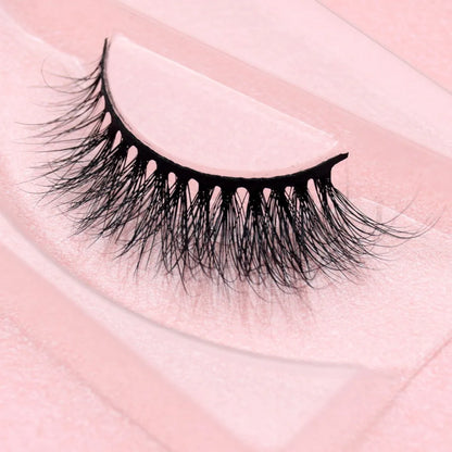 Visofree 3D Mink Eyelashes – Thick Handmade Full Strip Cruelty-Free False Lashes for Makeup M56