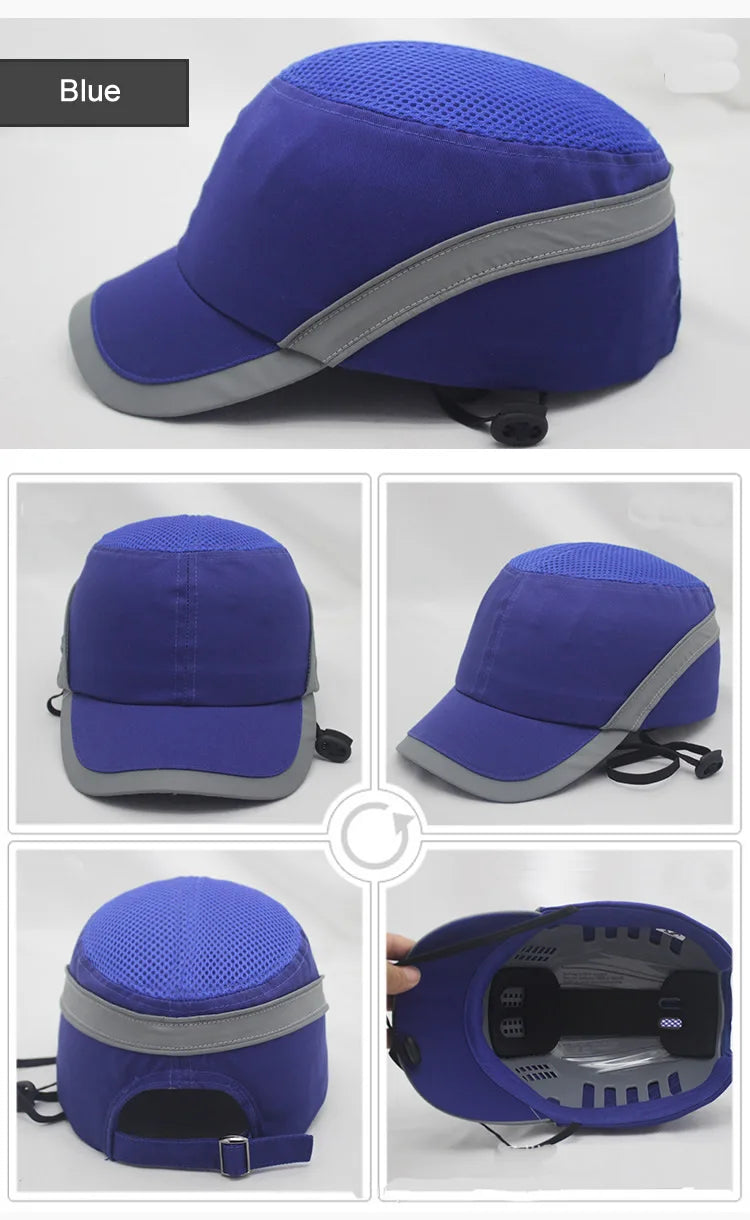New Work Safety Bump Cap – Hard Shell Protective Baseball Hat for Head Protection