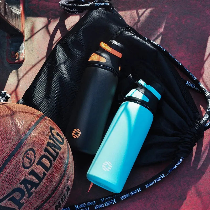 FEIJIAN 1000ml Stainless Steel Vacuum Flask - Insulated Thermos with Magnetic Lid for Outdoor Sports, Cold Retention
