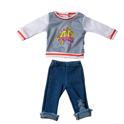18-Inch Girl Doll Winter Coat — 43cm Baby Doll Jacket Outfit for Dressing