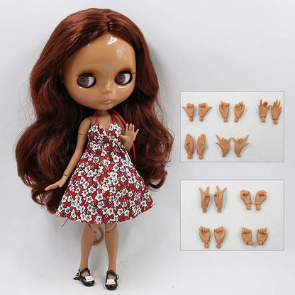 ICY DBS Blyth Doll – 1/6 Joint Body BJD Anime Doll, 30cm White Skin Matte Face Special Combo Toy