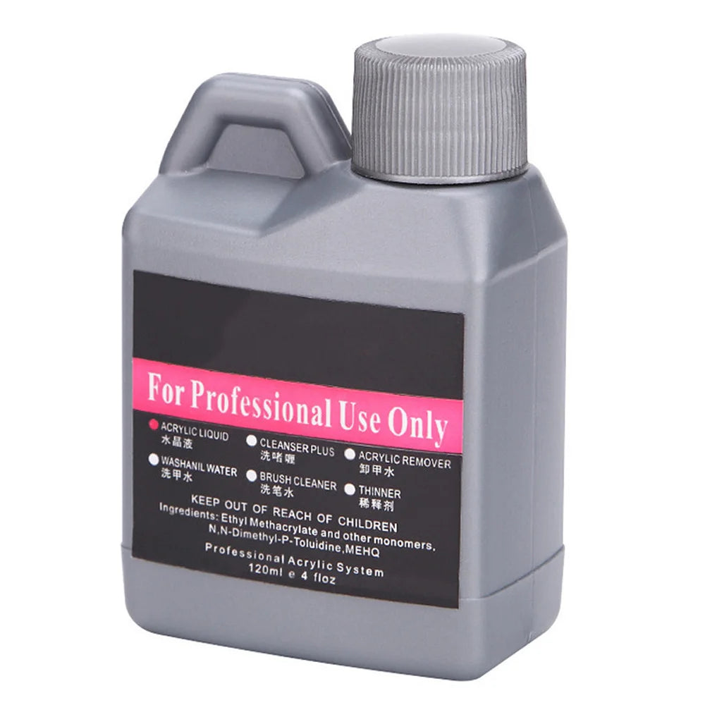 120ml EMA Acrylic Liquid Monomer for Nails Crystal Nail Art Extension Dipping Carving Professional Nail Supplies