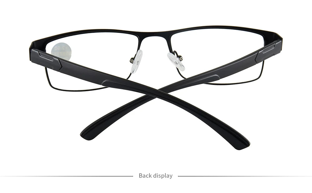 High-Quality Stainless Steel Reading Glasses for Men & Women – Fashion Presbyopic & Anti-Blue Light Eyewear