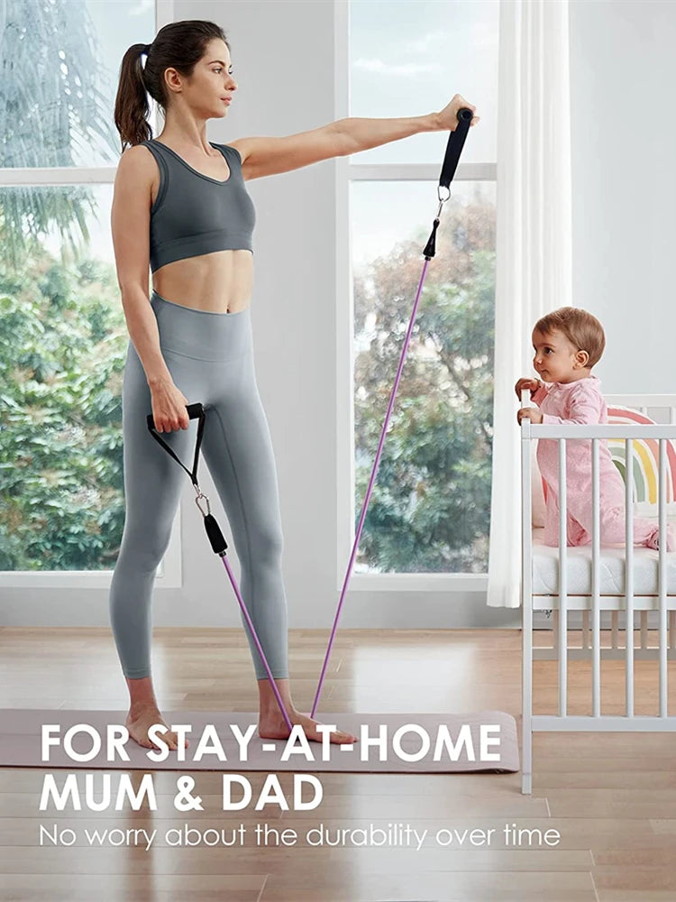 300lb Booty Resistance Band Set – Elastic Workout Harness for Home, Gym, Training & Dumbbell Exercises