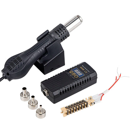 JCD 750W Heat Gun – Digital Display Micro Rework Soldering Station & Hot Air Gun for Welding & Repair, Model 8858