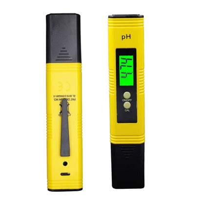 LCD Digital PH Meter - Portable Water Quality Tester, 0.1 ATC High Accuracy PH Test Pen for Aquarium, Pool & Hydroponics