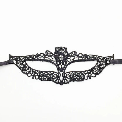 Sexy Lace Eye Mask for Women — Venetian Masquerade, Halloween & Carnival Half-Face Cosplay Party Mask
