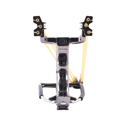 2020 Professional Hunting Slingshot with Wrist Support & Compass – Precision Outdoor Catapult for Target Shooting & Camping