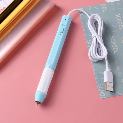 All-in-One USB Heat Foil Pen Kit – Calligraphy & DIY Lettering with 3 Nibs for Custom Foiling