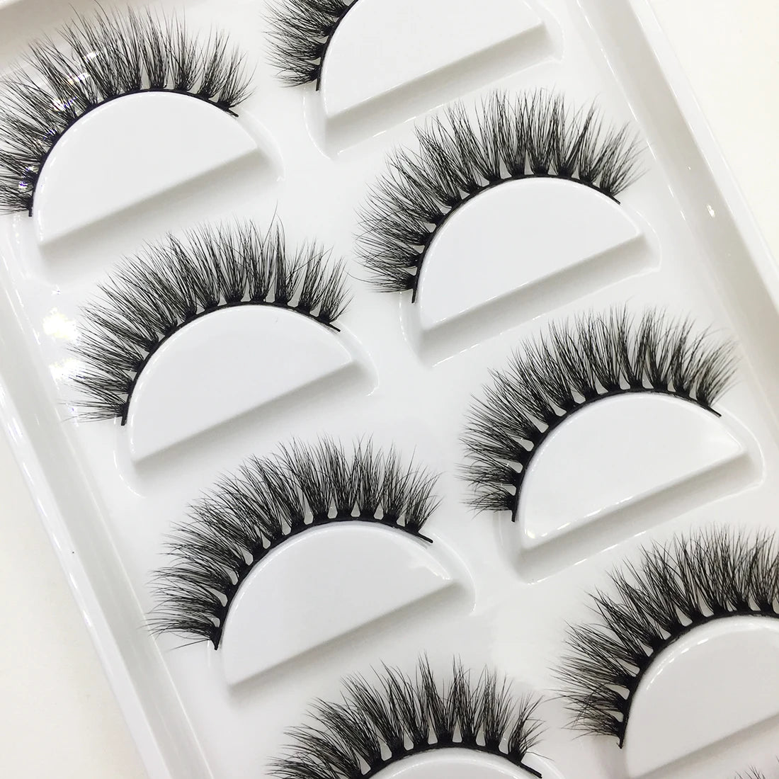 38 Styles 5 Pairs 3D Mink False Eyelashes – Natural Fake Lashes Makeup Beauty Tools