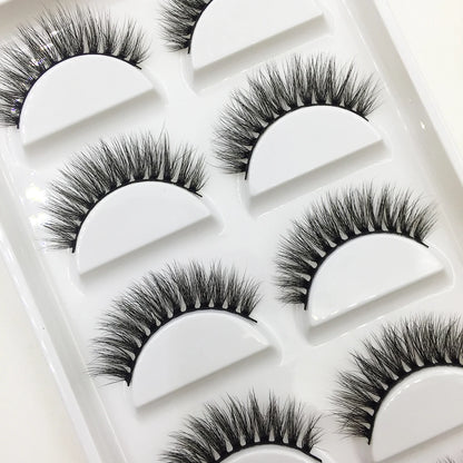 38 Styles 5 Pairs 3D Mink False Eyelashes – Natural Fake Lashes Makeup Beauty Tools