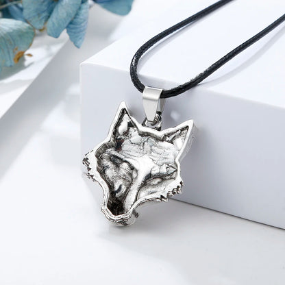 Norse "I Am Wolf" Viking Celtic Necklace for Men & Women - Popular Totem Amulet with Card, Jewelry Gift