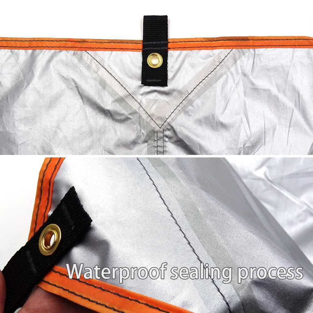 Waterproof Tarp Tent Shade - Ultralight Garden Canopy Sunshade for Outdoor Camping - 5x3m, 4x3m, 3x3m Options