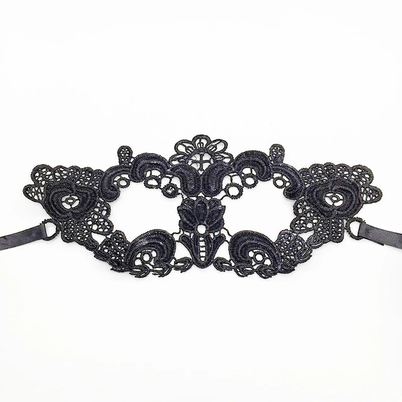 Sexy Lace Eye Mask for Women — Venetian Masquerade, Halloween & Carnival Half-Face Cosplay Party Mask