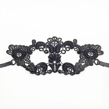 Sexy Lace Eye Mask for Women — Venetian Masquerade, Halloween & Carnival Half-Face Cosplay Party Mask