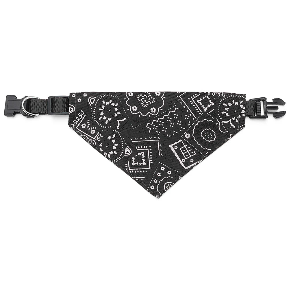Adjustable Pet Bandana Collar – Washable Triangular Scarf Bib for Dogs & Cats, Birthday Party Dress-Up Neck Decor