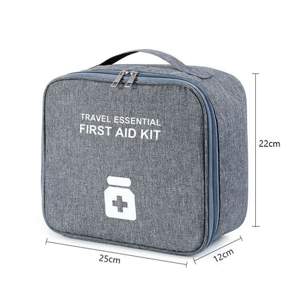 Mini Portable Medicine Storage Bag — Travel First Aid Organizer for Camping, Emergency, and Survival, Pill Case