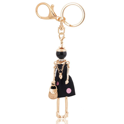 Trendy Women’s Metal Charm Keychain 2026 – Cute Statement Bag Pendant Jewelry Gift for Ladies