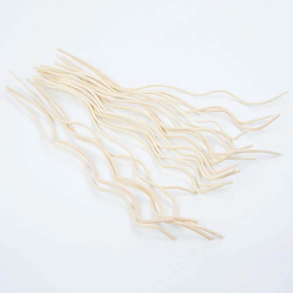 20PCS Diffuser Sticks – Long Wavy Rattan Reed Replacement for Fragrance Diffuser, Air Freshener Accessory