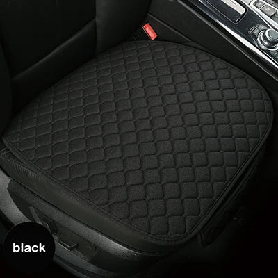Universal Linen Car Seat Cover Protector Set – Breathable Flax Summer Cushion Pad for Front & Rear Seats Sedan, SUV & Pickup Interior Accessories