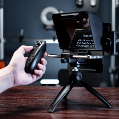 Ambitful Mini Teleprompter – Portable Phone & DSLR Recording Inscriber with Remote Control for Video