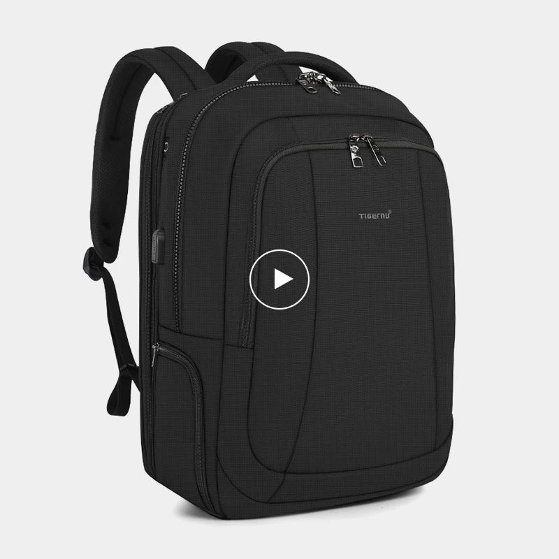 Lifetime Warranty Men’s Laptop Backpack – Anti-Theft Travel & School Bag for 14-17.3 Inch Laptops, Male Knapsack