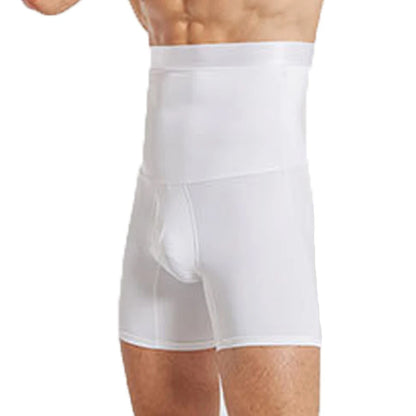 Men's Slimming Waist Trainer - High Waist Compression Body Shaper Underwear for Abdomen and Belly Control Shorts