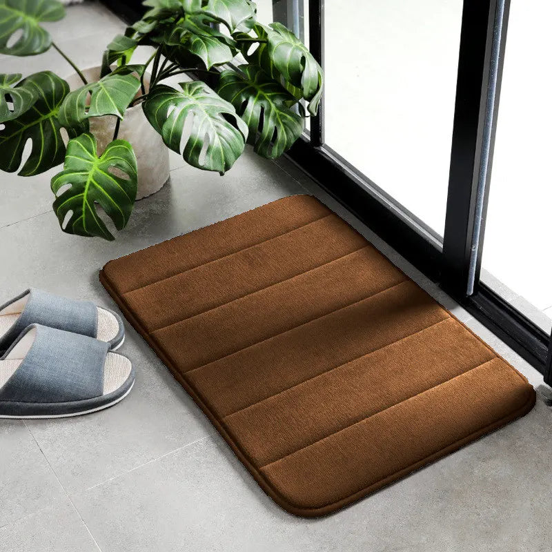 Water Absorption Anti-Slip Bath Mat Set - Bathroom, Toilet, Living Room, Bedroom Floor Carpet (1PC/3PC)