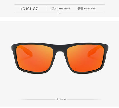 KDEAM Ultra-Light Polarized Sports Sunglasses for Men & Women – TAC 1.1mm Lens, Category 3 Driving Sun Glasses