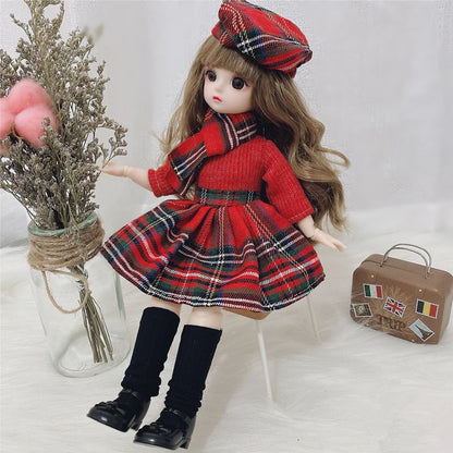 Clothes for 30cm 1/6 BJD Dolls – DIY Dress-Up Suit & Accessories for Girls’ Dolls (Check Size Chart)