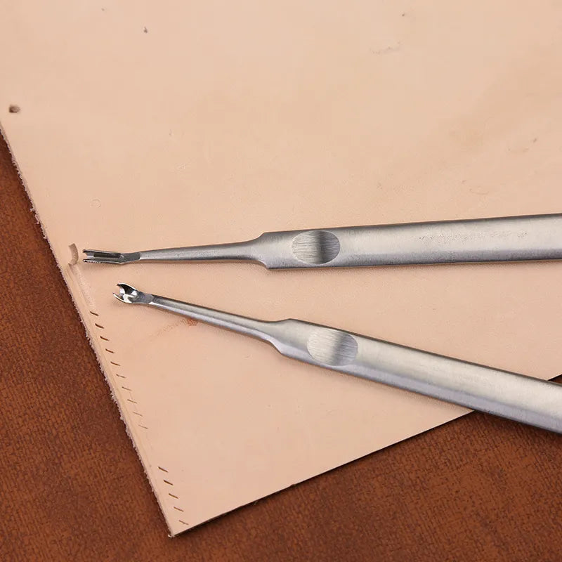 IMZAY Leather Manual Sewing Machine: Speedy Stitcher Leather Sewing Tools Kit - Leathercraft Punching Groover Accessories Set