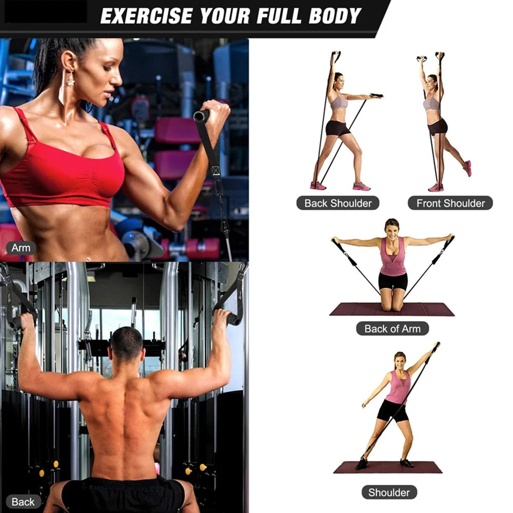 300lb Booty Resistance Band Set – Elastic Workout Harness for Home, Gym, Training & Dumbbell Exercises