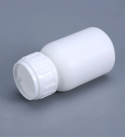 Empty Fluorinated Plastic Bottle with Tamper-Evident Cap — Leakproof Refillable Liquid Container 50ml-1000ml