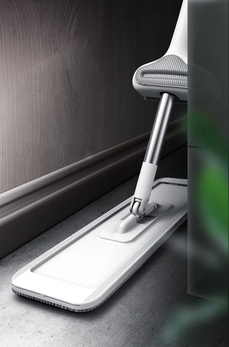 Mmagic 360° Rotation Spin Mop | Flat Mop Cleaner with Bucket for Easy Floor & Home Cleaning | Wash & Dry Mop System