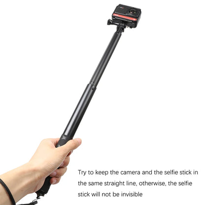 Carbon Fiber Invisible Selfie Stick 1.2m/3m – Bullet Time Rotating Tripod Handle for GoPro & Insta360 X4/X3/X2