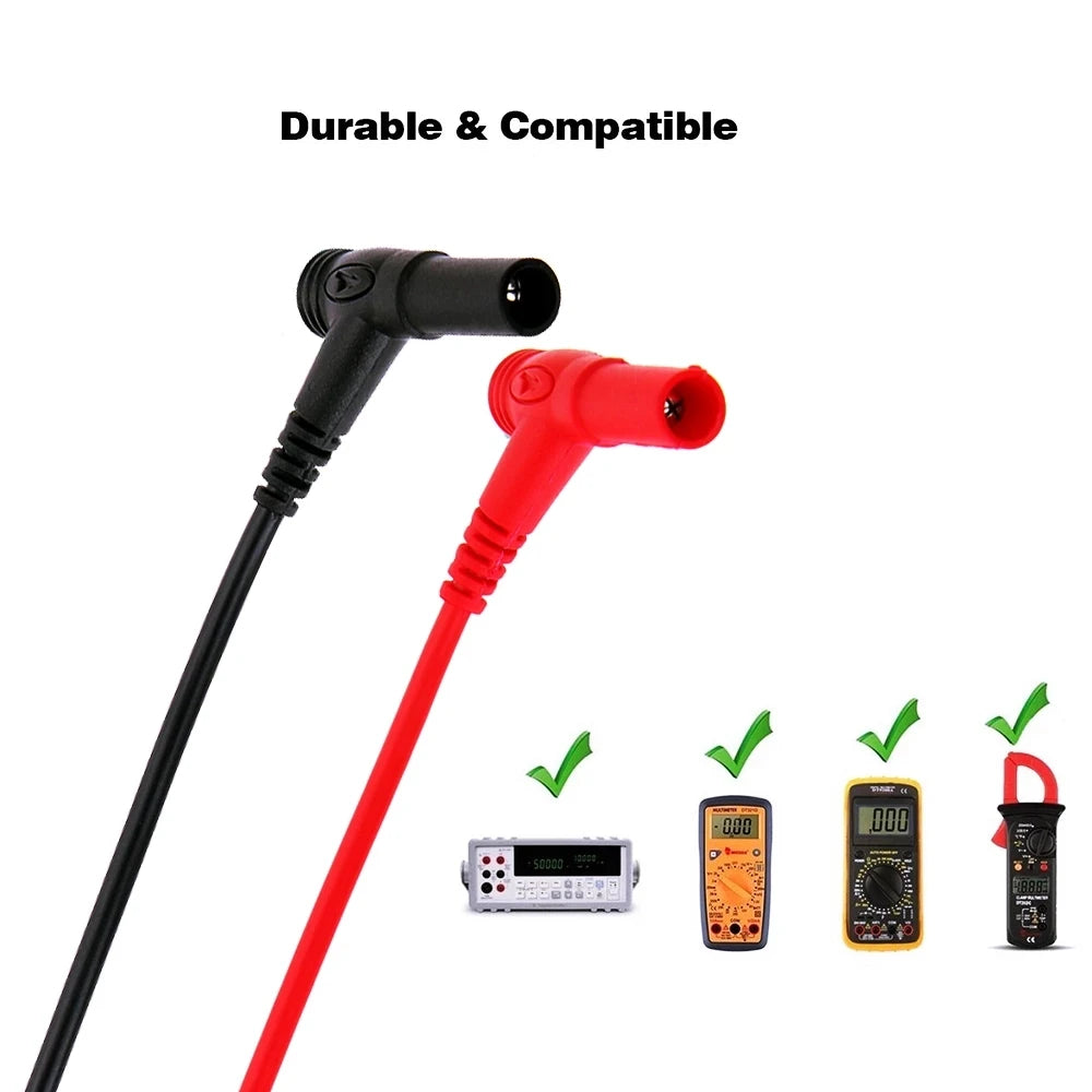 1000V 20A Universal Digital Multimeter Test Leads - 10A Probe Wires with Pen Tip for Multimeter Testing
