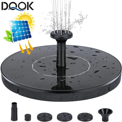 Mini Solar Powered Water Fountain – Floating Garden & Pond Waterfall Pump for Bird Bath, Outdoor Decorative Water Feature