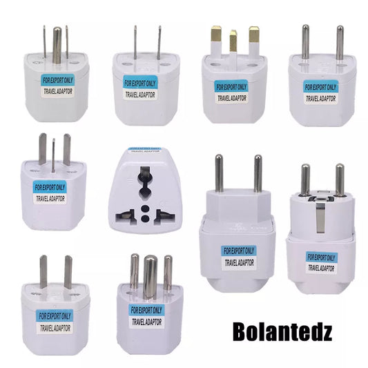 Universal Power Plug Adapter: Convert Kr, American, European, AU, EU to US, UK, Japan, Korea, Israel, Brazil - Travel Adapter Plug Converter