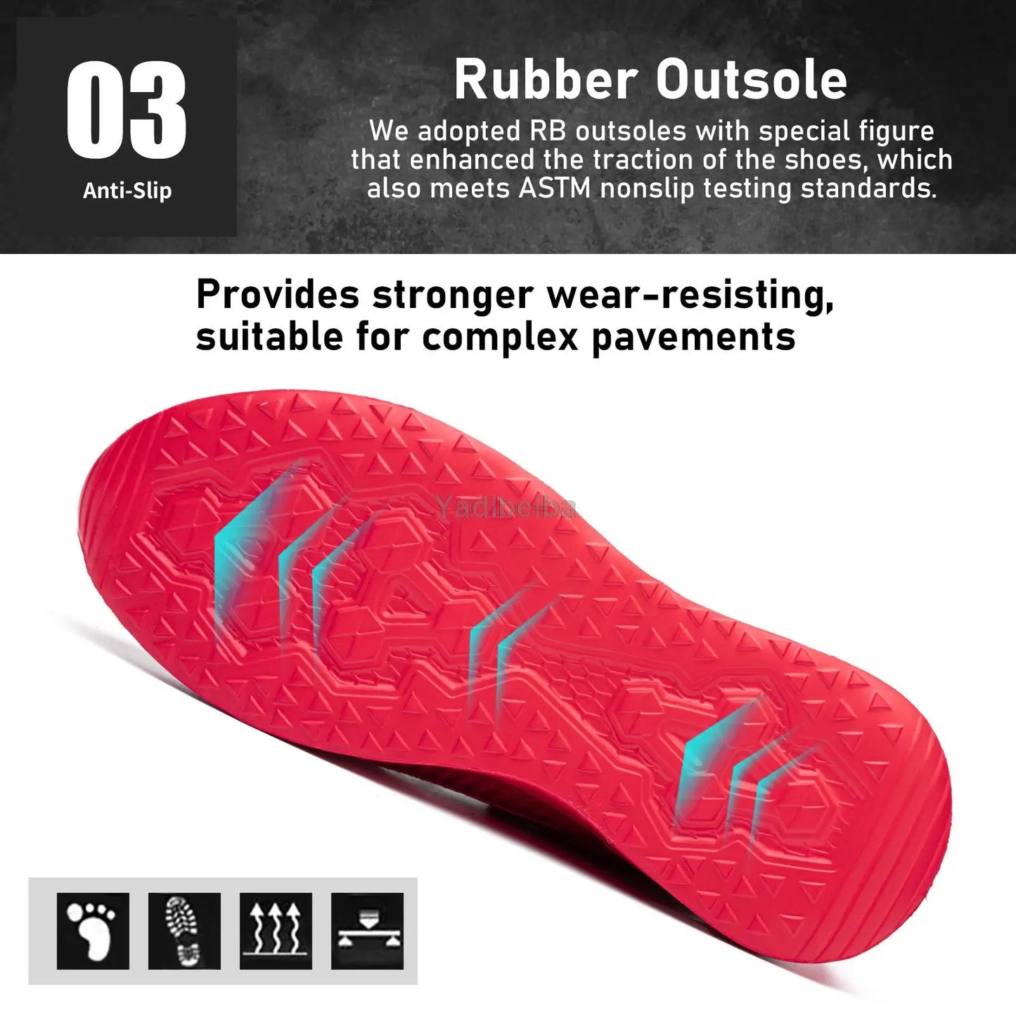 Steel Toe Safety Shoes for Men & Women – Lightweight Puncture-Proof Work Sneakers, Unisex Construction Boots