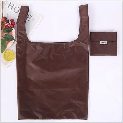 Eco-Friendly Reusable Shopping Bag — Foldable Shoulder Grocery & Market Tote for Supermarket and Everyday Use