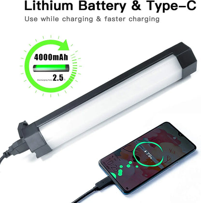 LUXCEO P200 RGB Tube LED Video Light - Rainproof, Built-in Battery, Magnet, APP Control - Studio Photo Product Lighting