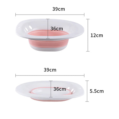 Woman's Folding Toilet Bidet Postpartum Bath Seat - Self-Cleaning Hip Irrigator for Perineum Soaking - Hemorrhoid Treatment Care