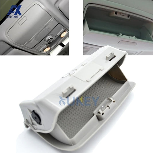 Car Inner Roof Sunglasses Holder – Glasses Case Box for VW Golf MK5 MK6, Passat B6 CC, Tiguan, Jetta MK5, Sharan, Skoda Yeti, Seat
