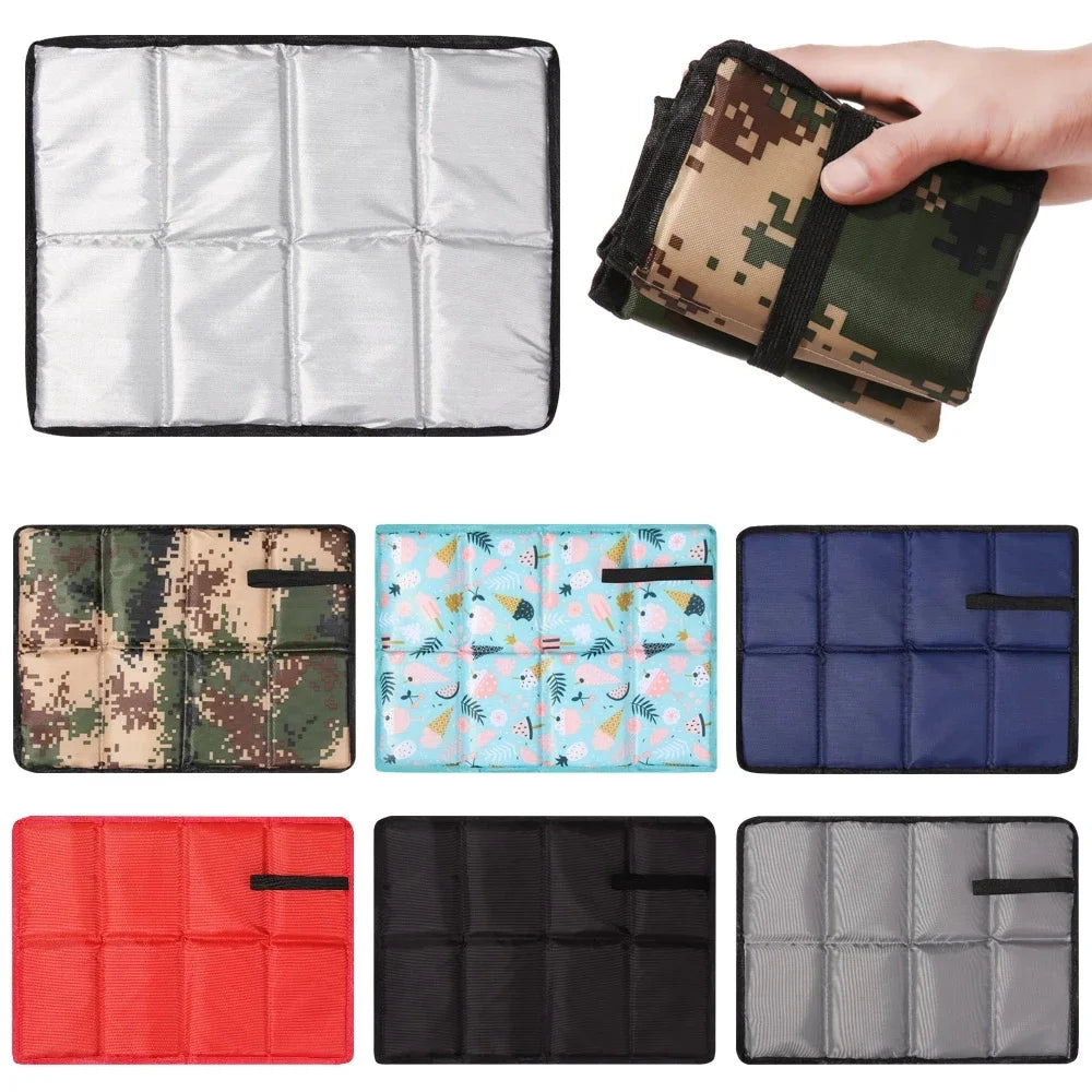Portable Folding Camping Mat – Waterproof Oxford Foam Sitting Pad for Hiking, Beach, Picnic & Outdoor Use