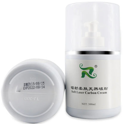 Original 300ml Soft Laser Carbon Cream Gel for ND YAG Laser – Skin Rejuvenation, Whitening, Pore Shrink & Blackhead Removal