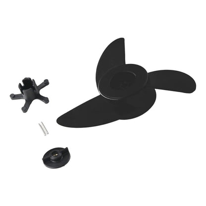 3-Blade Electric Boat Propeller – Outboard Trolling Motor Propeller with Fastening Nut