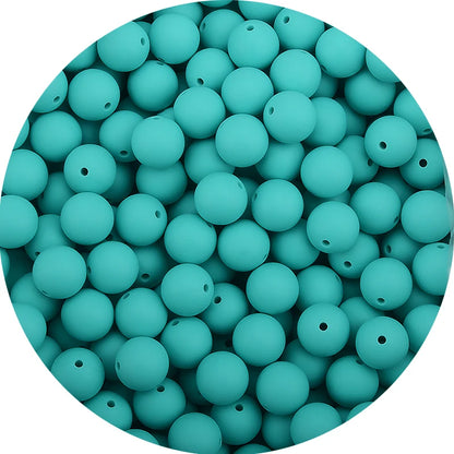 LOFCA Silicone Teething Beads - 20pcs 15mm Round Baby Chew Beads for DIY Teether Toys Infant Accessories
