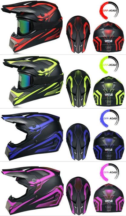 Children's Off-Road Motorcycle Helmet - Bike Downhill AM DH Cross & Motocross Capacete Casco for Kids