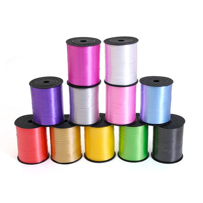 Satin Laser Ribbon for Balloons: Foil Curling Ribbons for Birthday Parties, Weddings, DIY Decorations and Gift Wrapping